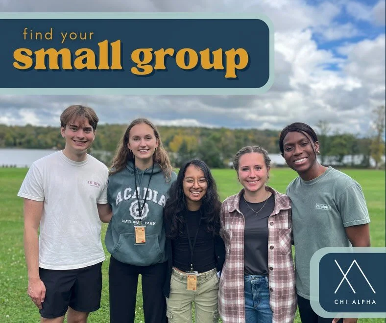 Our Spring semester small groups have officially launched! Small Groups are one of the best ways to grow here at Chi Alpha. They&rsquo;re where real friendships form, Scripture is explored together, and faith becomes personal. We would love to get yo