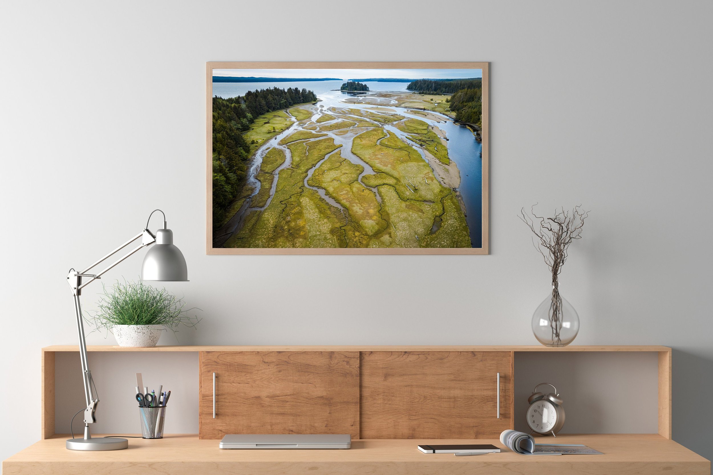Lignite River Estuary Photo Print