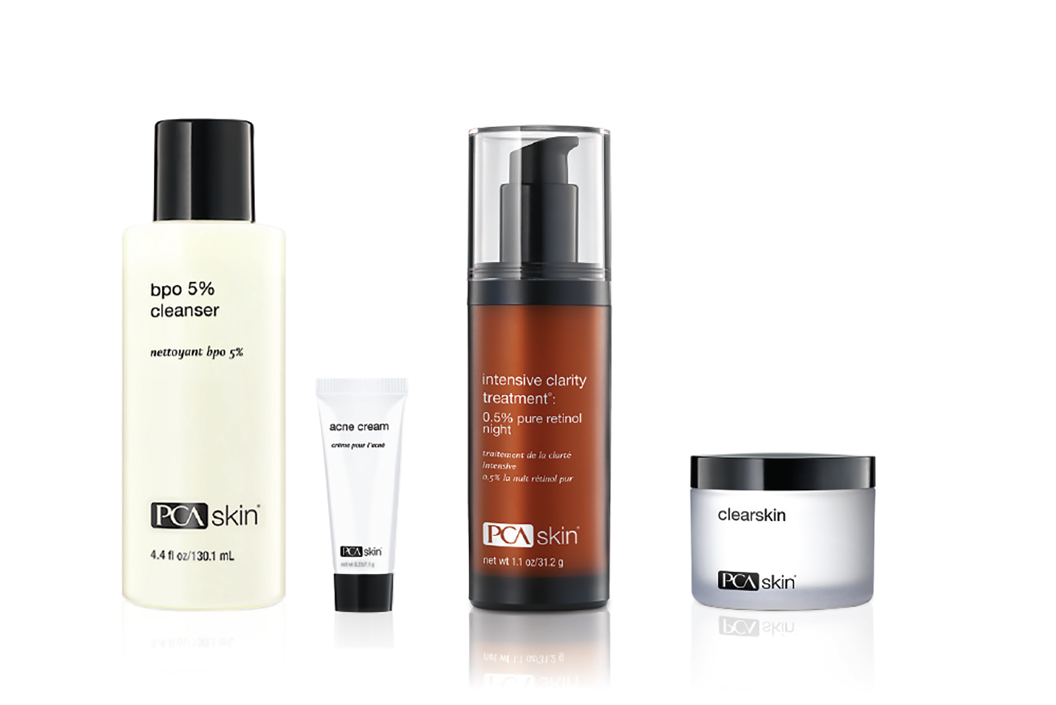 The Acne Control Solution This targeted solution provides BPO, the OTC drug proven to reduce existing and prevent future acne lesions, combined with other impressive breakout-fighting ingredients. This comprehensive solution will deliver a reduction of breakouts, smoothed surface texture and improved overall skin clarity.