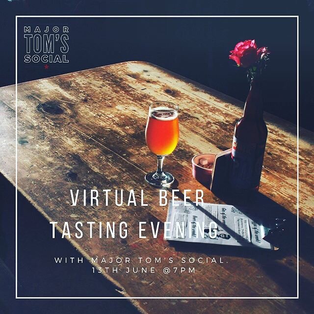 It&rsquo;s our virtual beer tasting session this Saturday at 7pm. Beer packs are &pound;20 and can be reserved via the link in our biog. Get involved! The last one we did was heaps of fun. 🍺🍺🍺
#craftbeer #harrogateindies