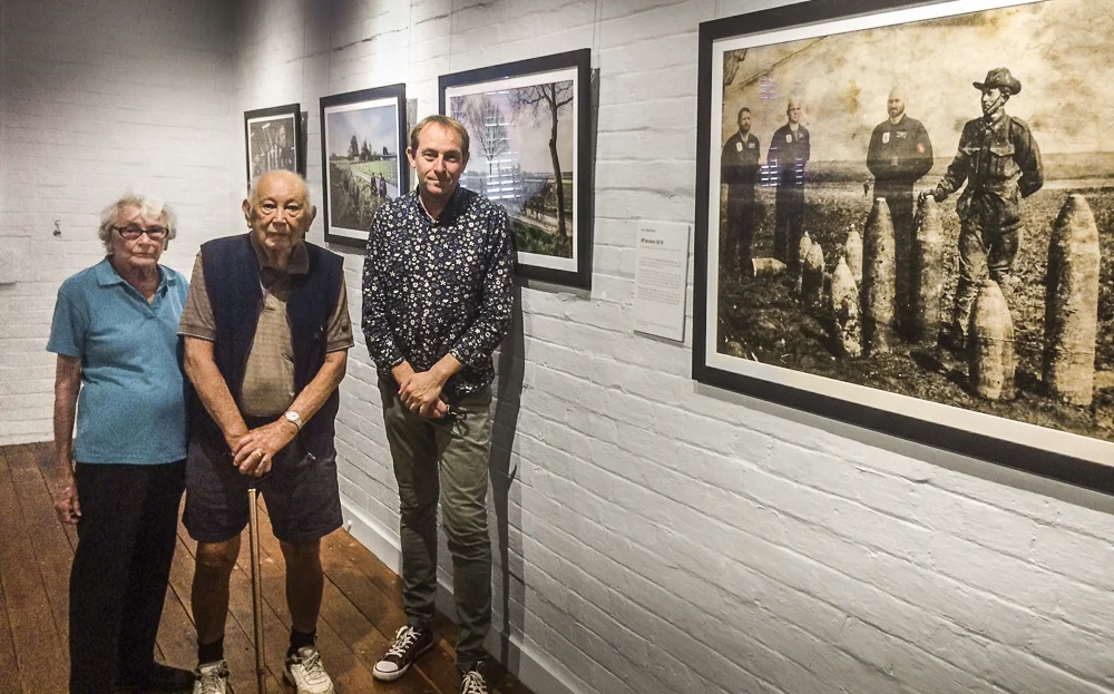 Keith and Juanida Shang; a century ago, Keith’s father fought at Passchendaele on the very land where this project was produced