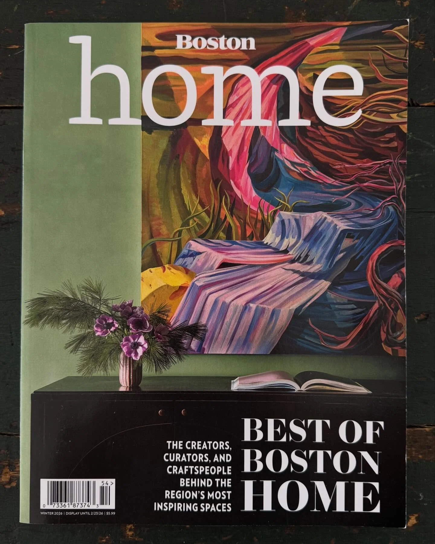 A little late to share, but I&rsquo;m delighted to have this beautifully considered Maine barn home featured as the cover story for Boston Home&rsquo;s winter issue. 

Credits: Magazine: @bostonhomemag Words: @alewife.author Design: @stephanieraeinte