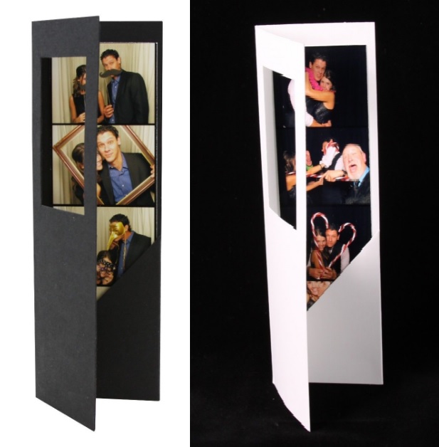 Black or White Photo Strip Cards