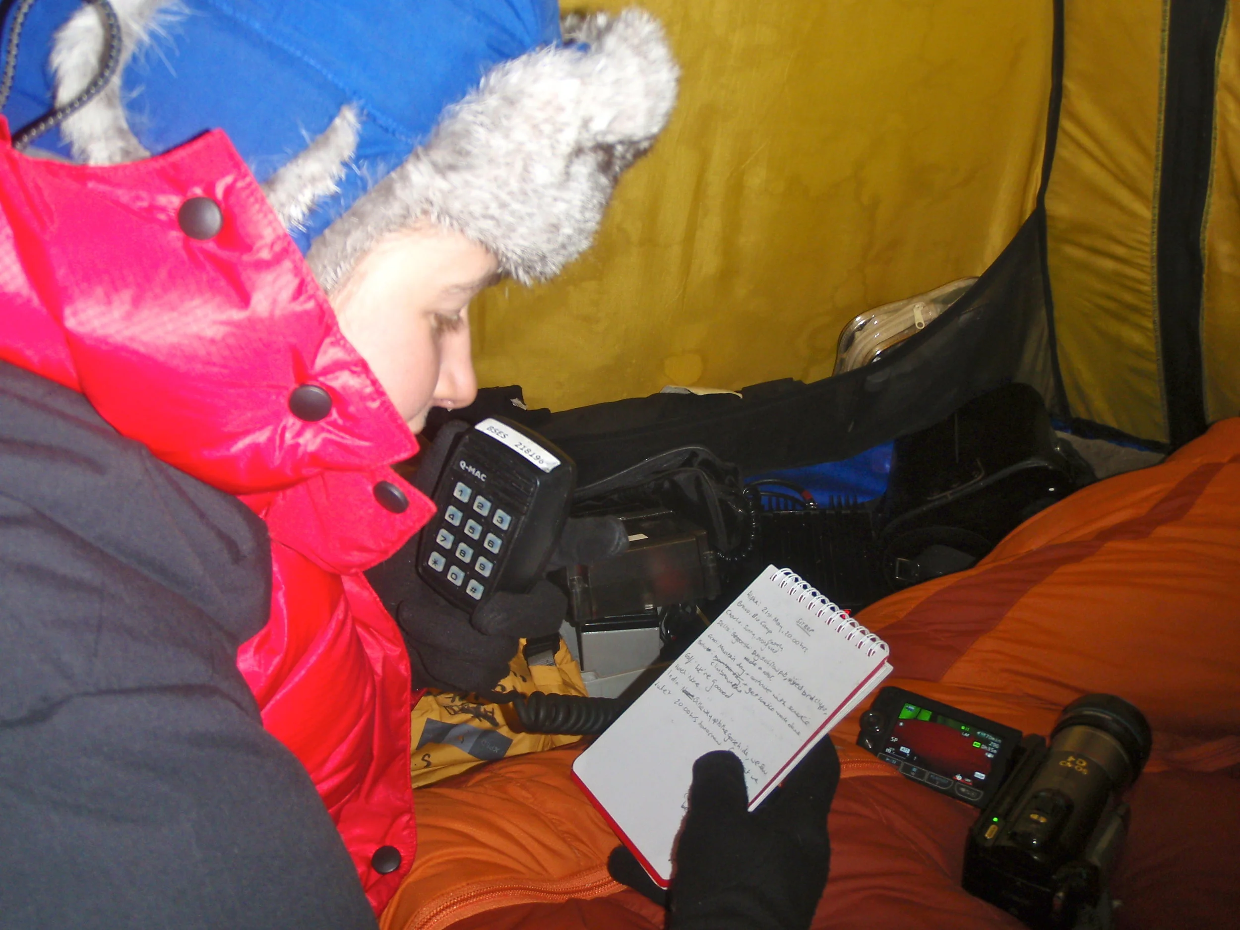 There are a lot of aspects to expeditions, everything has to be thought about. 