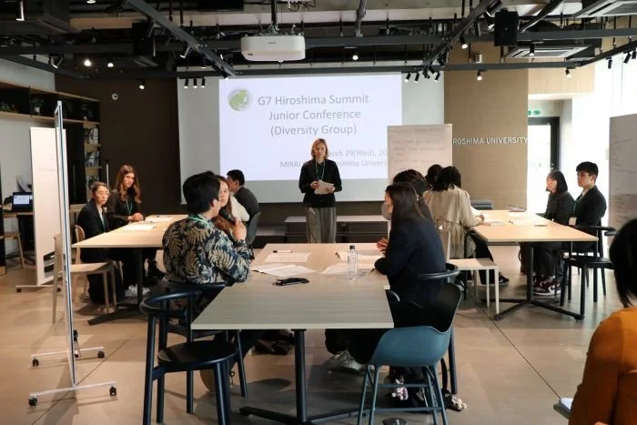 I-PIE Members Facilitate Hiroshima G7 Summit Junior Conference Activity