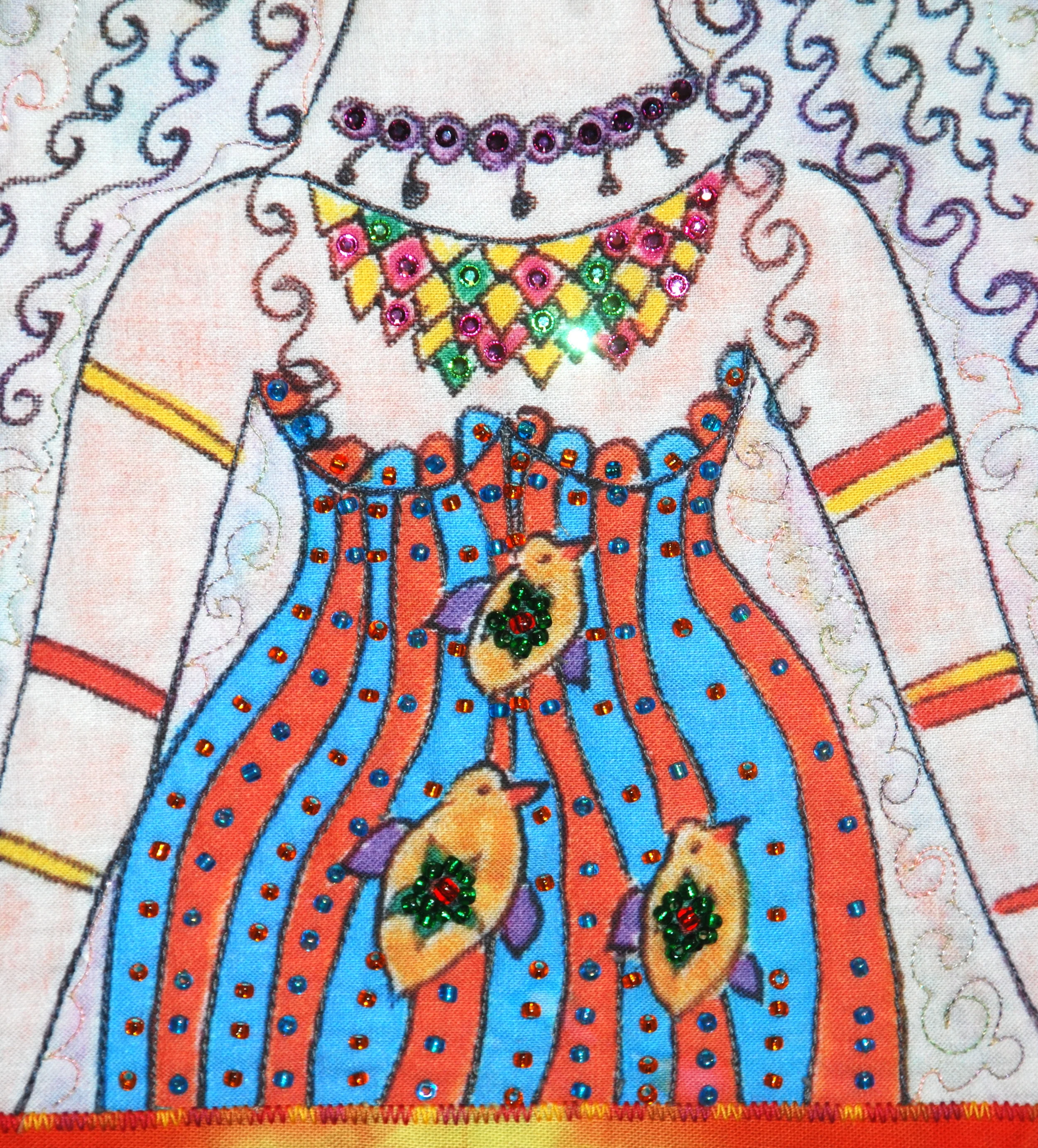 Woman With Three Birds in Her Belly Detail 3.JPG