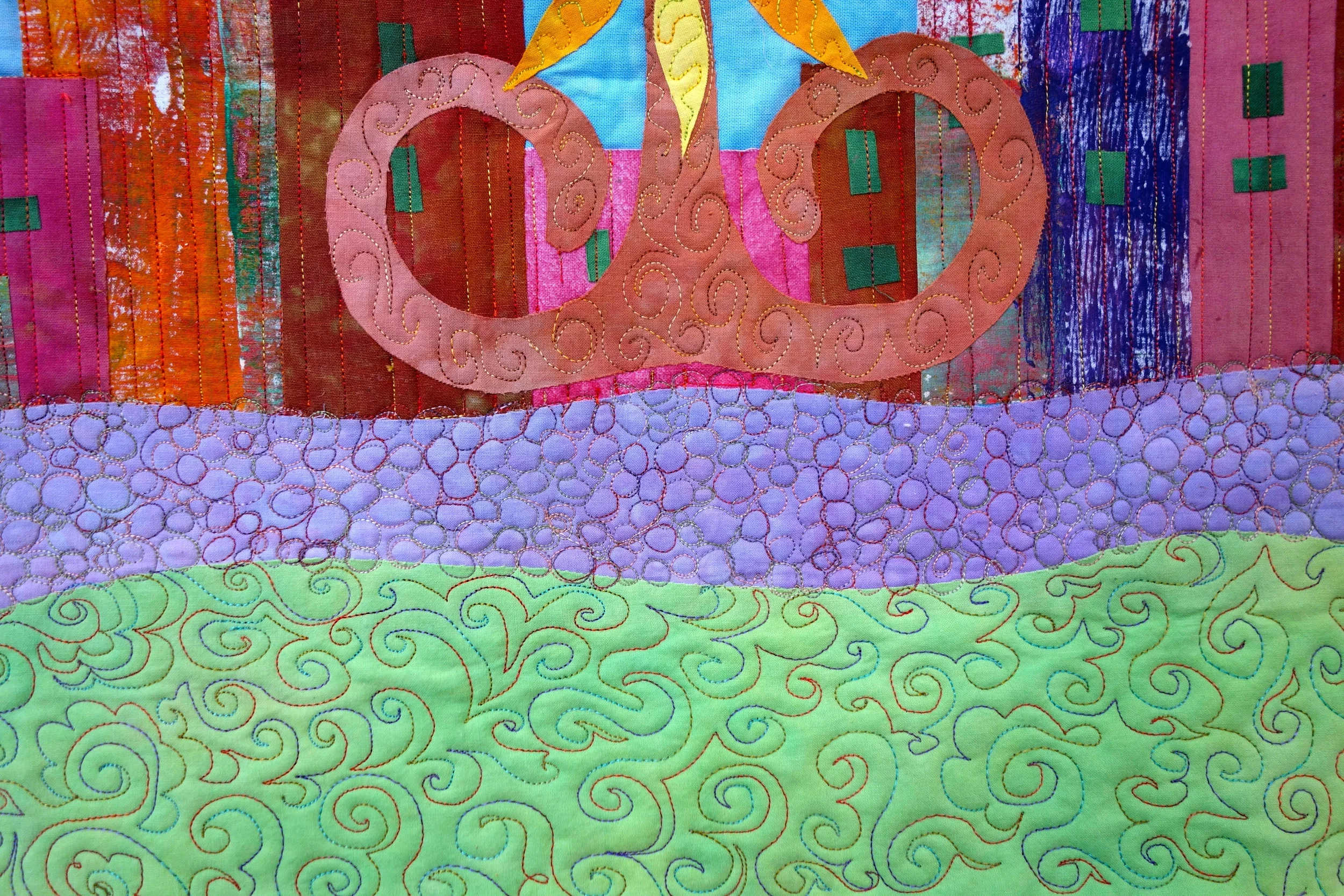 A Tree Grows In Jerusalem With Two Birds Detail 4.JPG