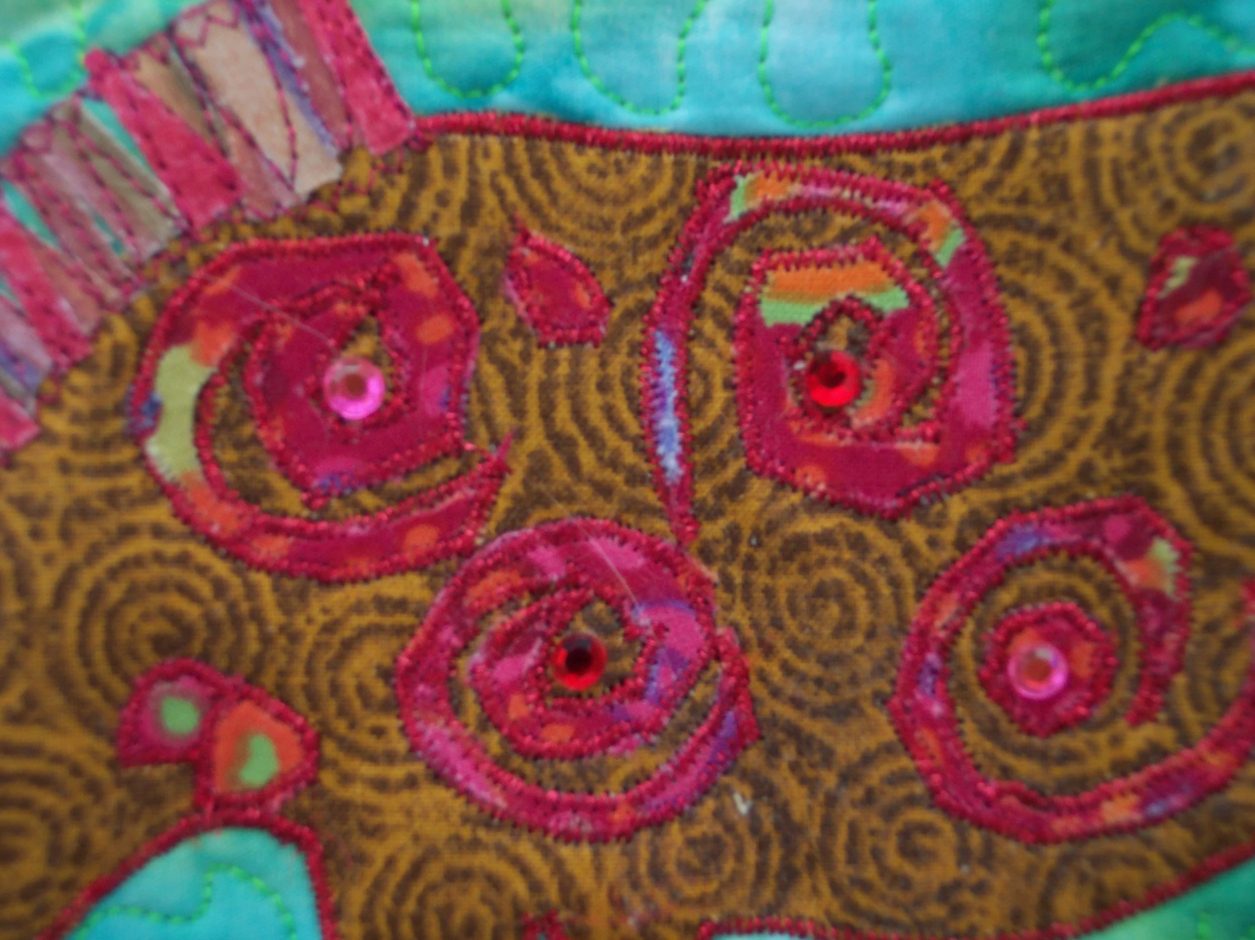 Horse With Sunflowers Detail 1.JPG