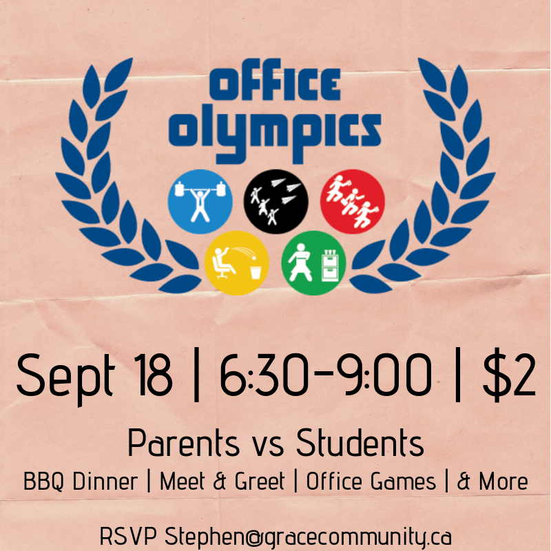 Grace Youth Kickoff: Office Olympics
