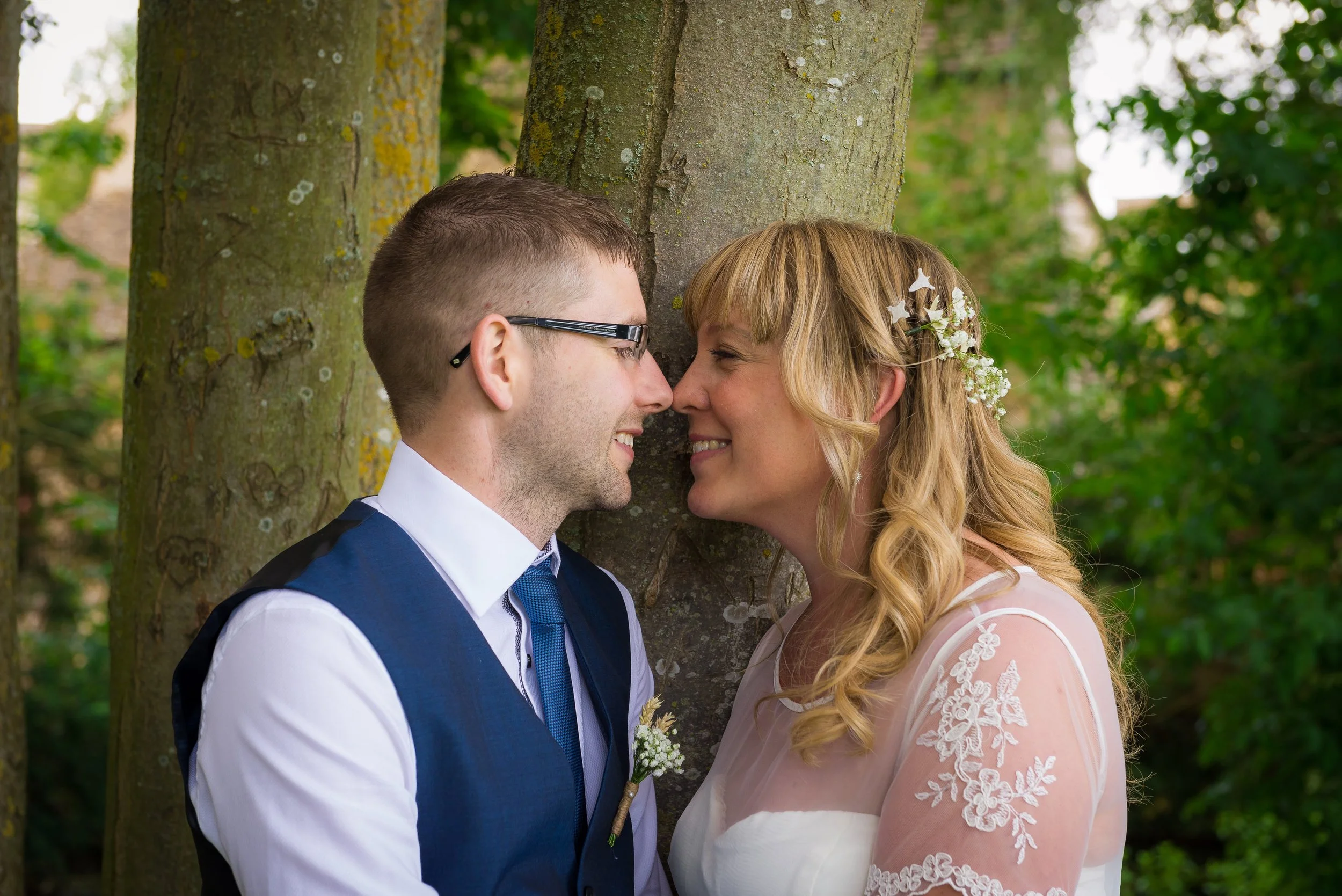 Sarah and her new husband Rich on their wedding day, August 2016!