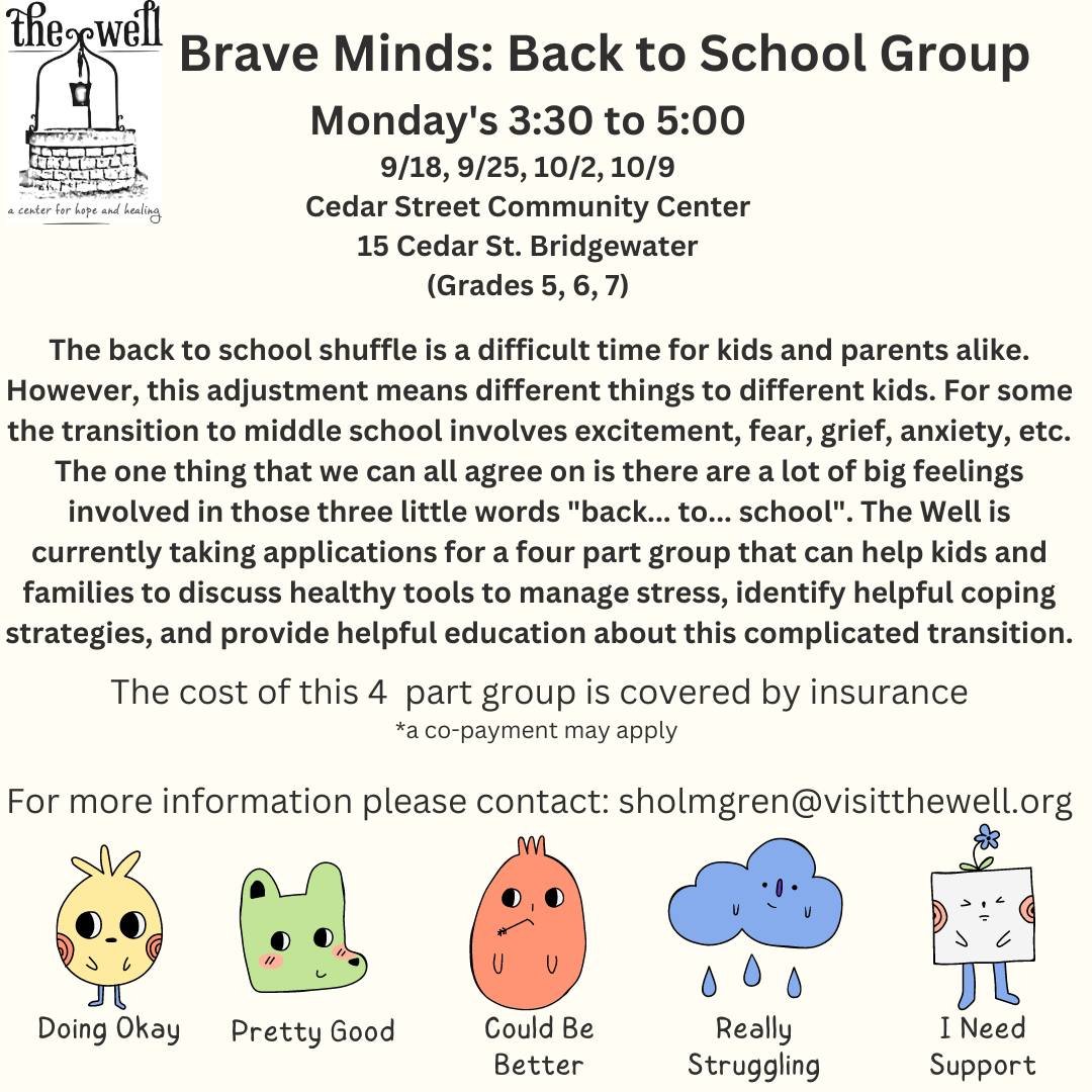 Brave Minds: Back to School Group