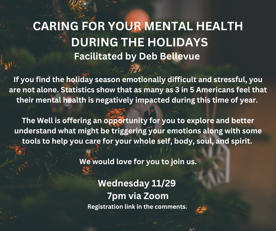 Caring for Your Mental Health During the Holidays