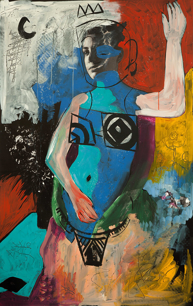 ‘Matriarchy TBA’ 2017, Inkjet photograph & Acrylic, 75x115cm