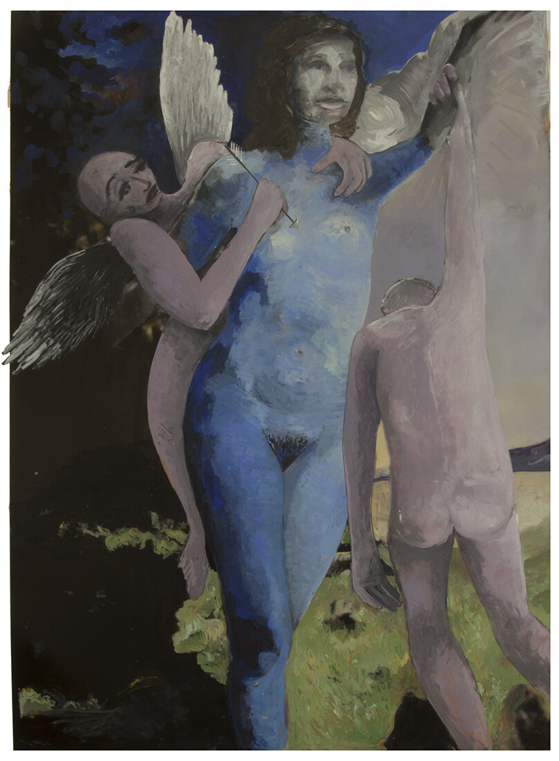  ‘Cupid and the boy’ 2019, Inkjet photograph &amp; Acrylic, 85x110cm 
