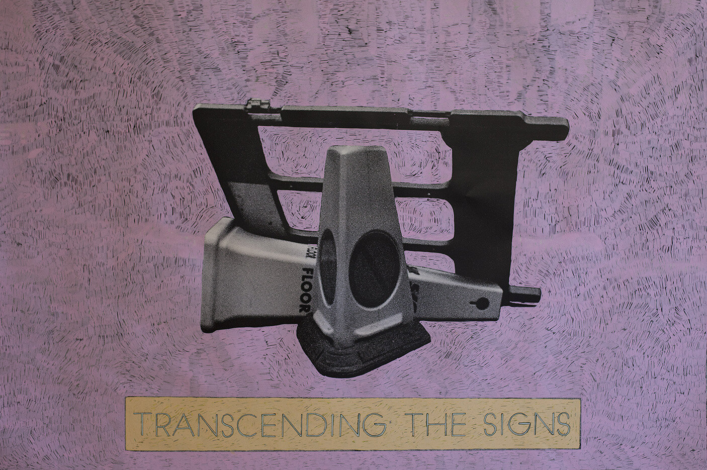  ‘Transcending the Signs’ 2017, Inkjet photograph &amp; Acrylic, 150x101cm 