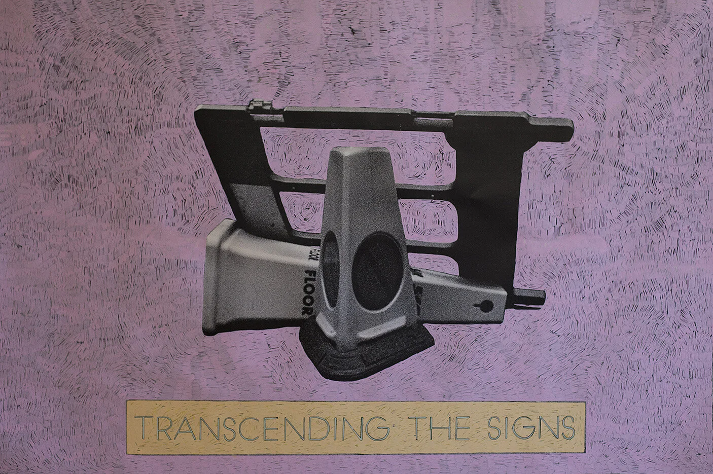 ‘Transcending the Signs’ 2017, Inkjet photograph & Acrylic, 150x101cm