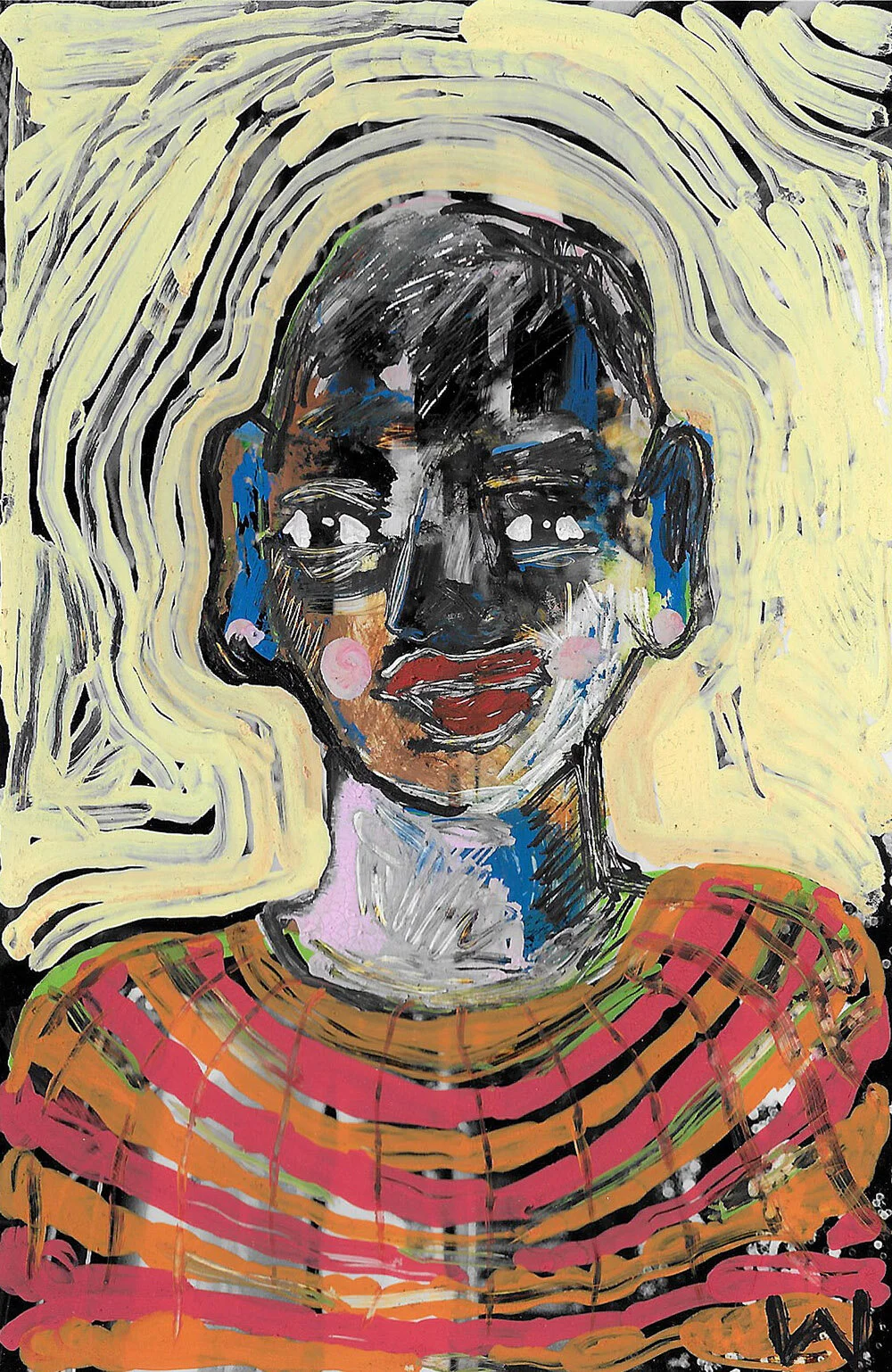 ‘Angry Youth’ 2017, Berlin, Inkjet photograph & Acrylic, 10x15cm