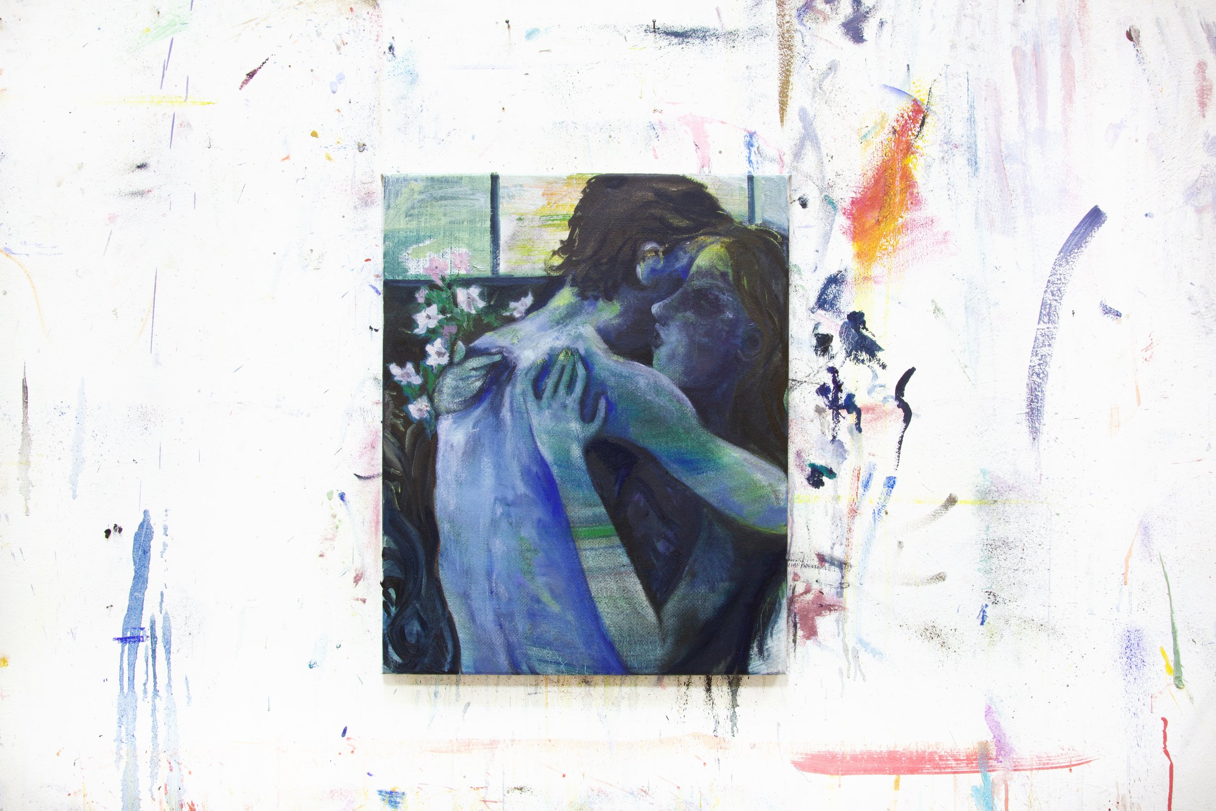  ‘Sweet Embrace’ 2023. Oil on canvas, 40X50cm 