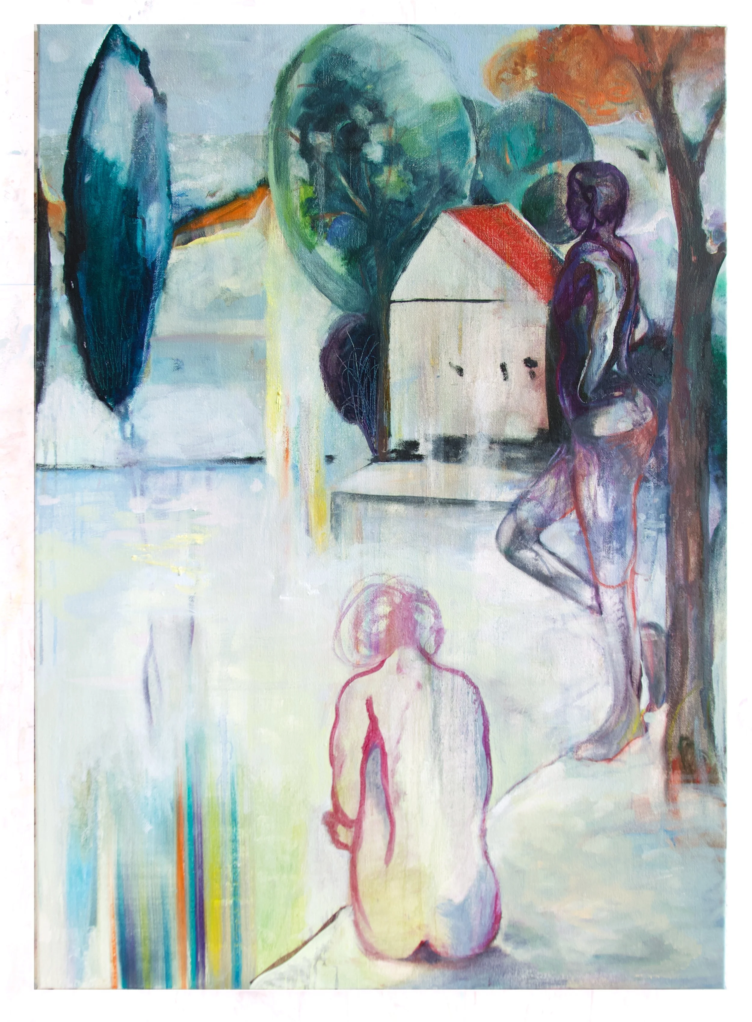  Boathouse for the River Styx, 101X140cm, 2026 