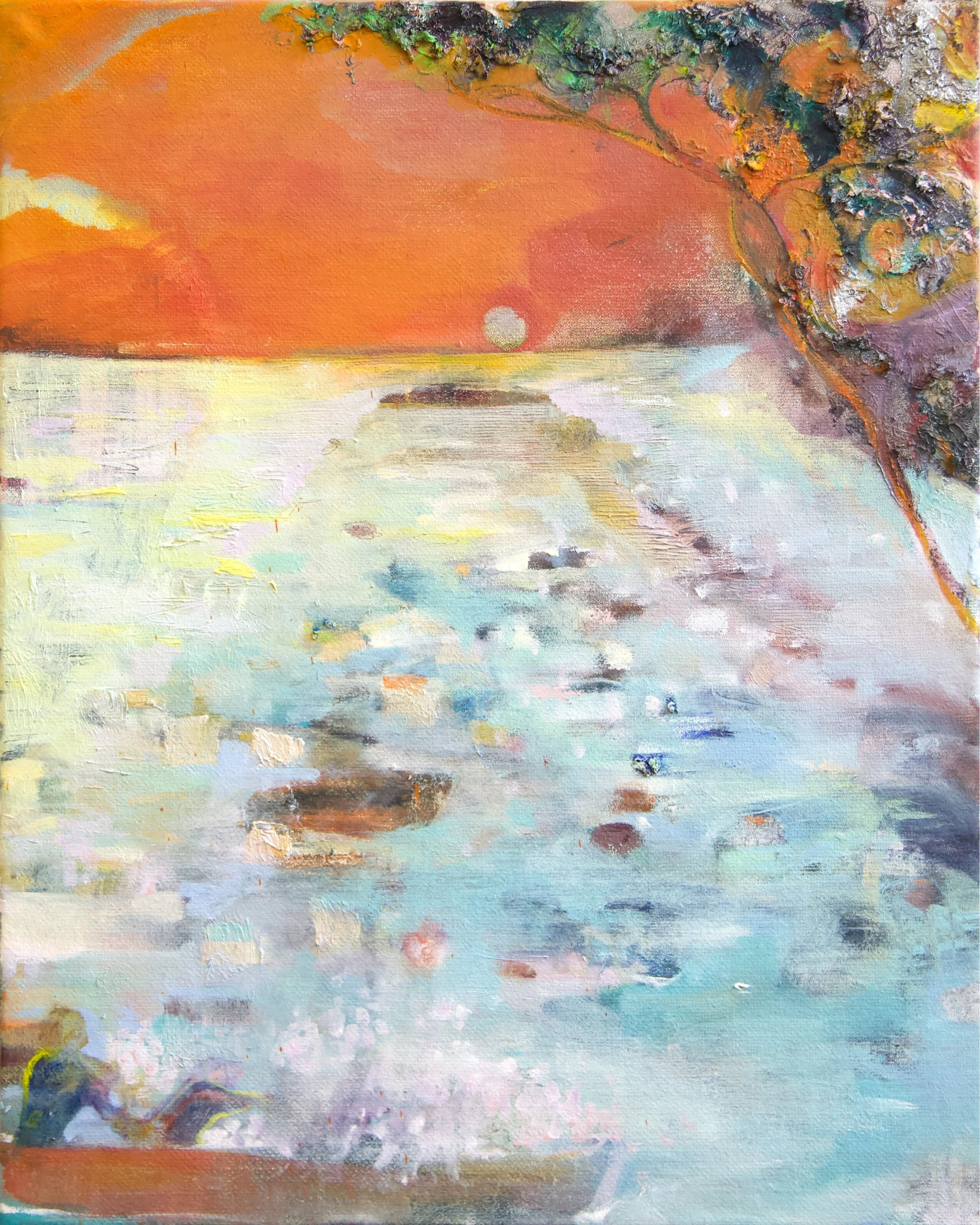  “sunset peak”, 40x50cm_2026.  
