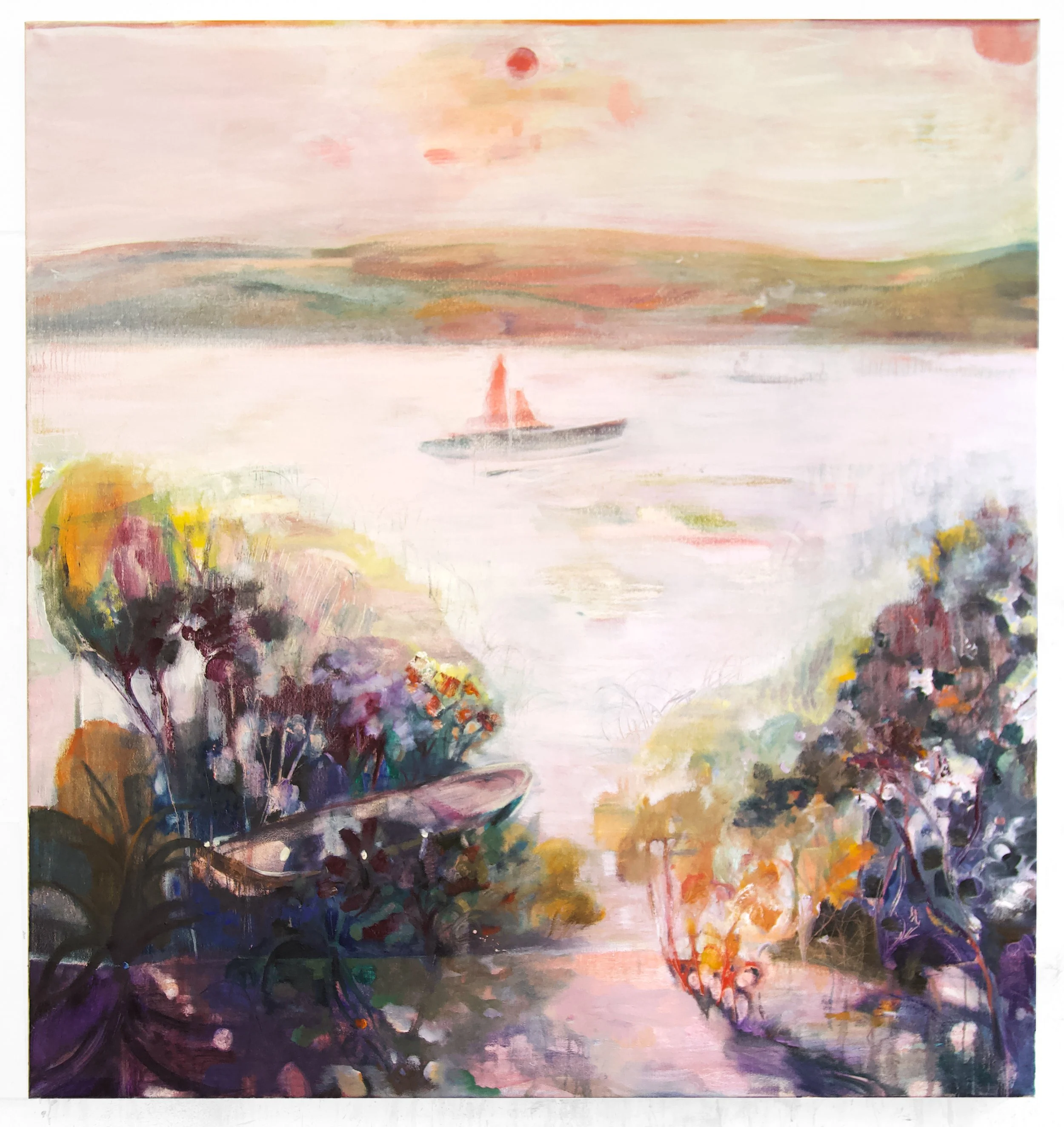  “Slow passing, lost boat”, 2026, 180X160cm 