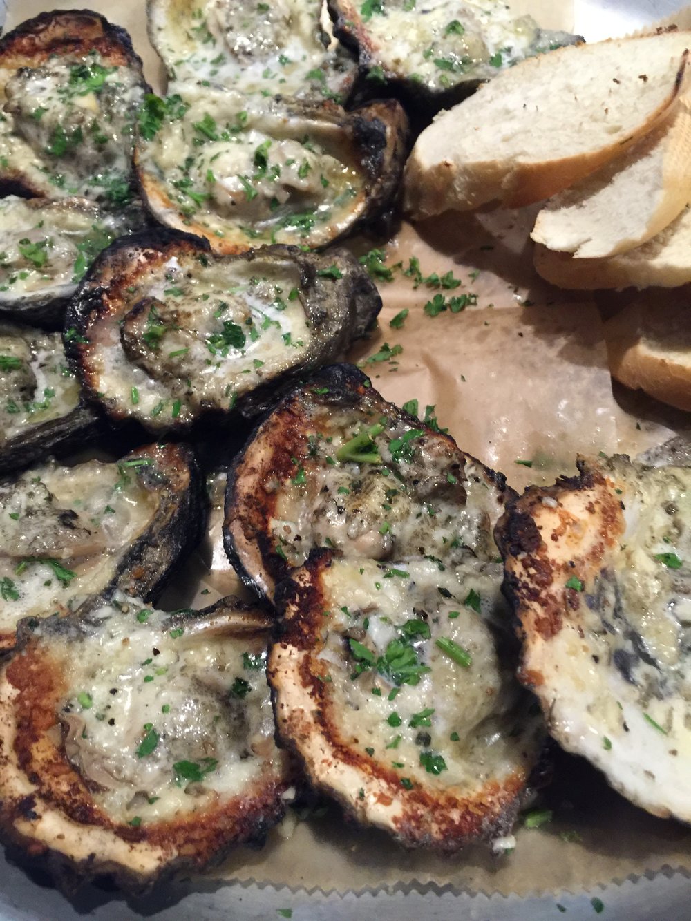 Charbroiled Oysters