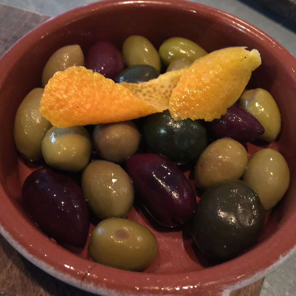 marinated olives orange | rosemary
