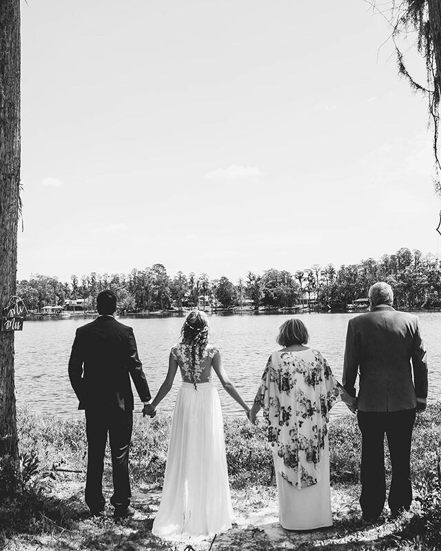 Yesterday was emotional &amp; beautiful. Happy wedding day to my baby sister and my new brother! We love you guys. This is where you grew up, looking at this water. So many amazing memories. So glad we got to visit and remember. #covid_19 #cantstoplo