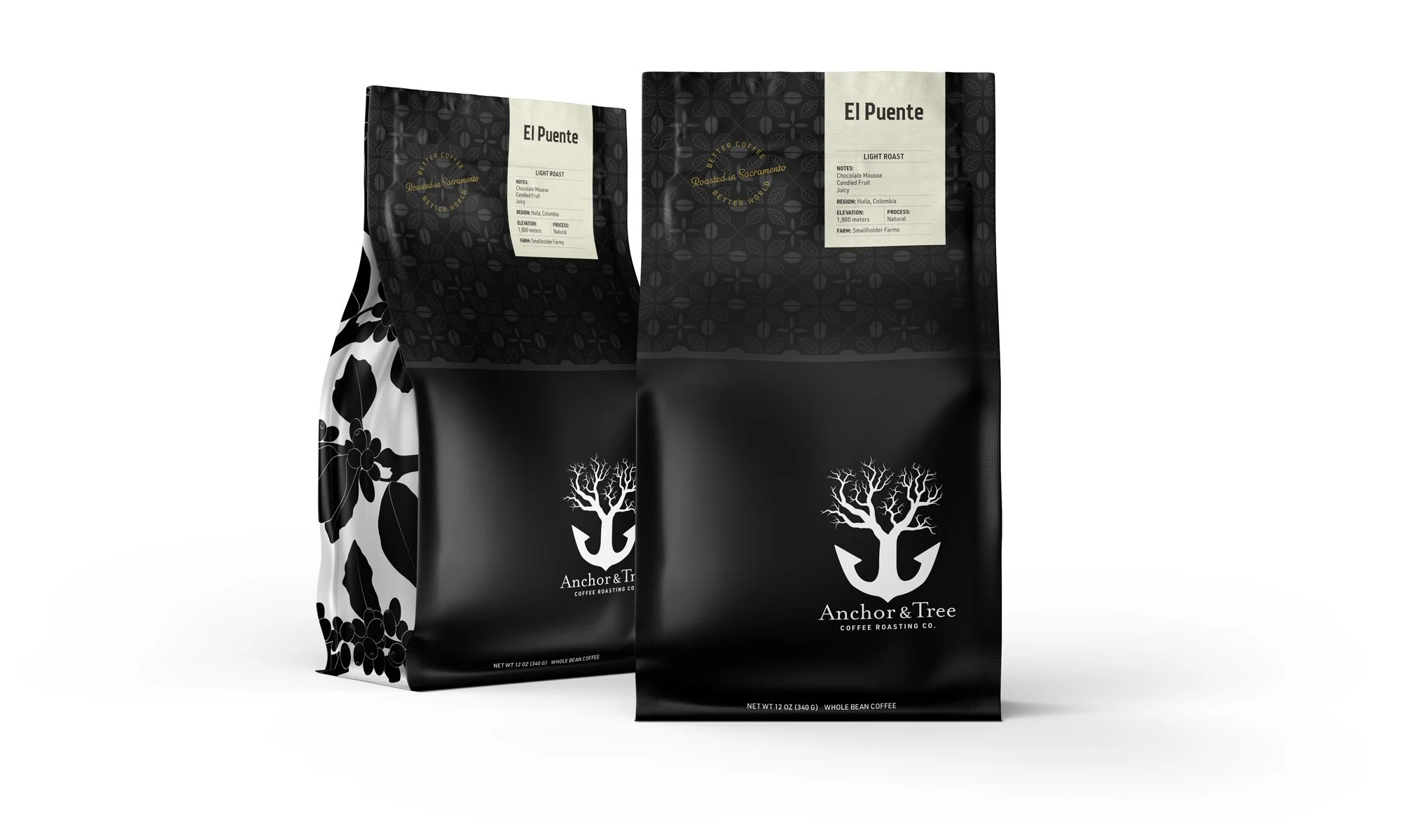 Anchor and Tree Coffee Roasters bag