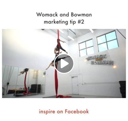 Womack and Bowman marketing tip #2: Inspire on Facebook