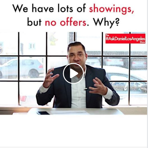 We have lots of showings, but no offers. Why?