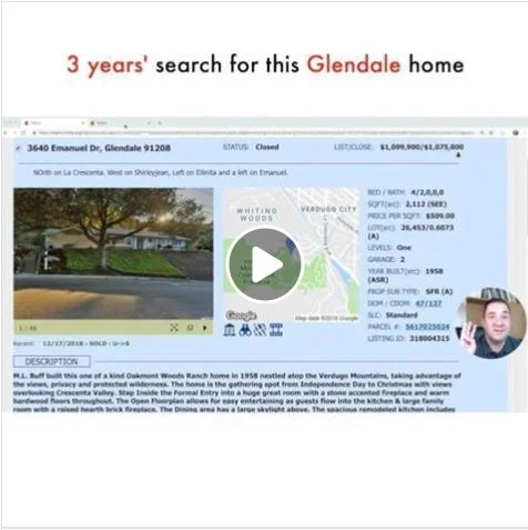 3 years' search for this Glendale home