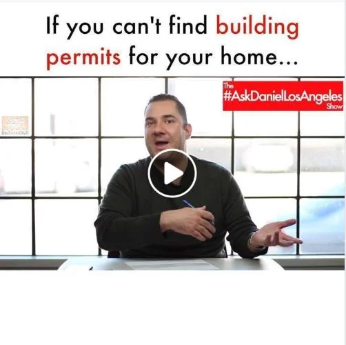 If you can't find building permits for your home...