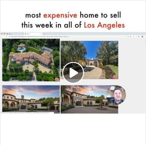 Most expensive home to sell this week in all of Los Angeles