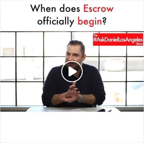 When does Escrow officially begin?