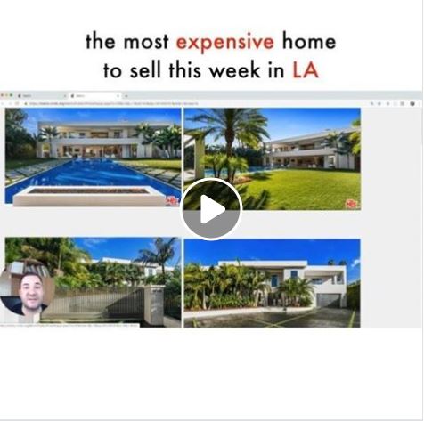 The most expensive home to sell this week in LA