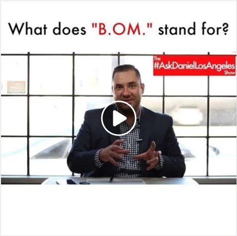 What does "B.O.M." stand for?