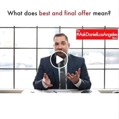 What does "best and final offer" mean?