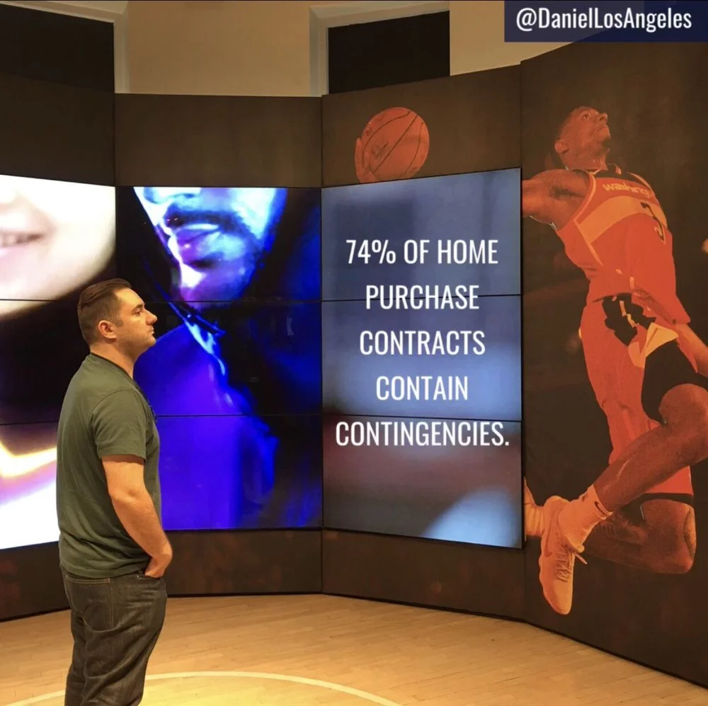 74% of home purchase contracts contain contingencies.