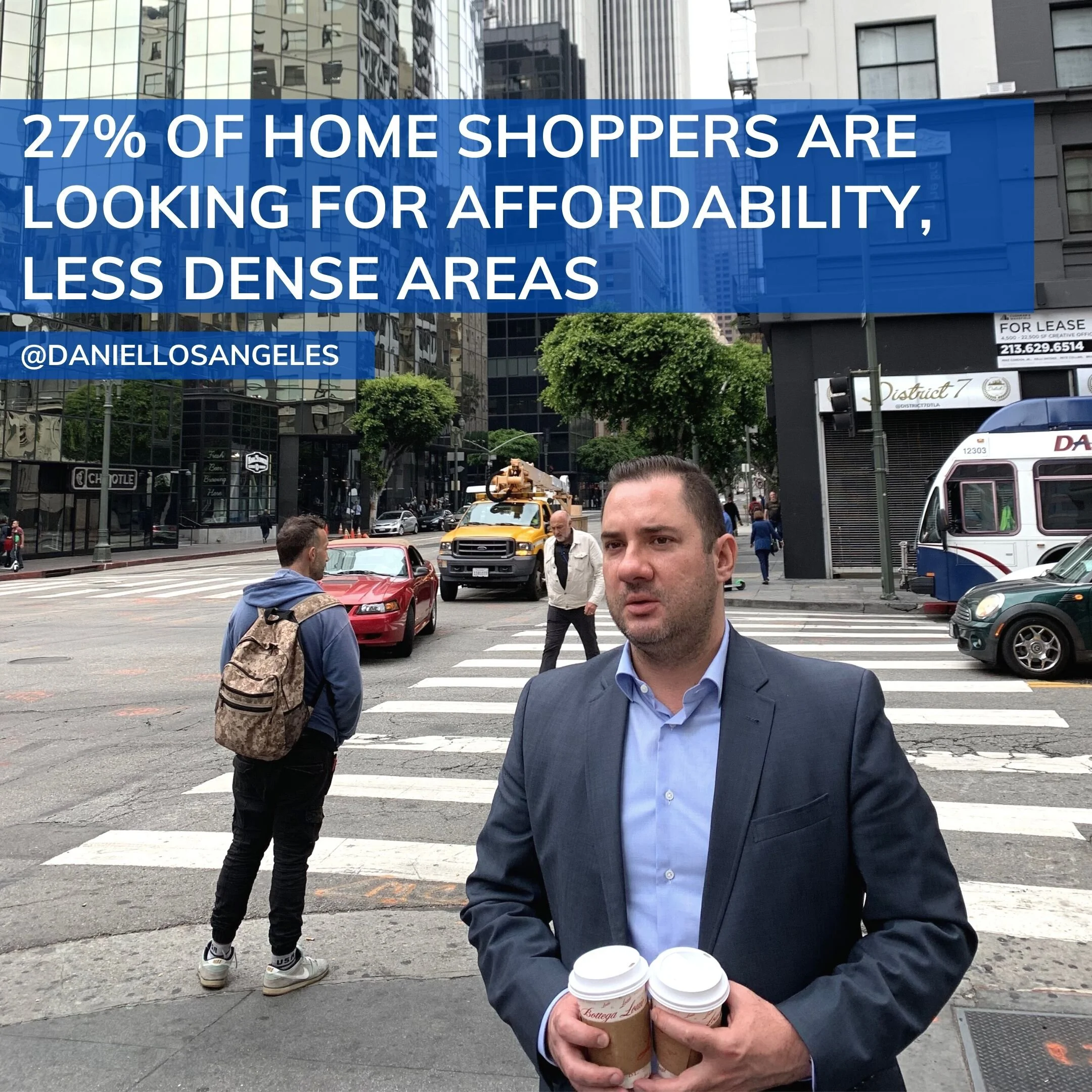 27% of home shoppers are looking for affordability, less dense areas