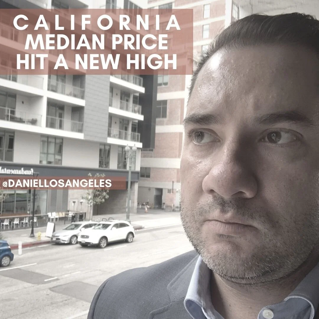 California median price hit a new high