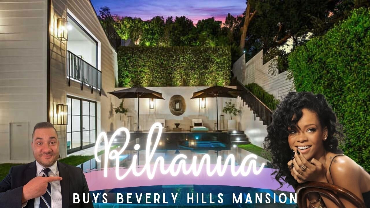 Rihanna bought this AWESOME Beverly Hills mansion! Take a look inside.