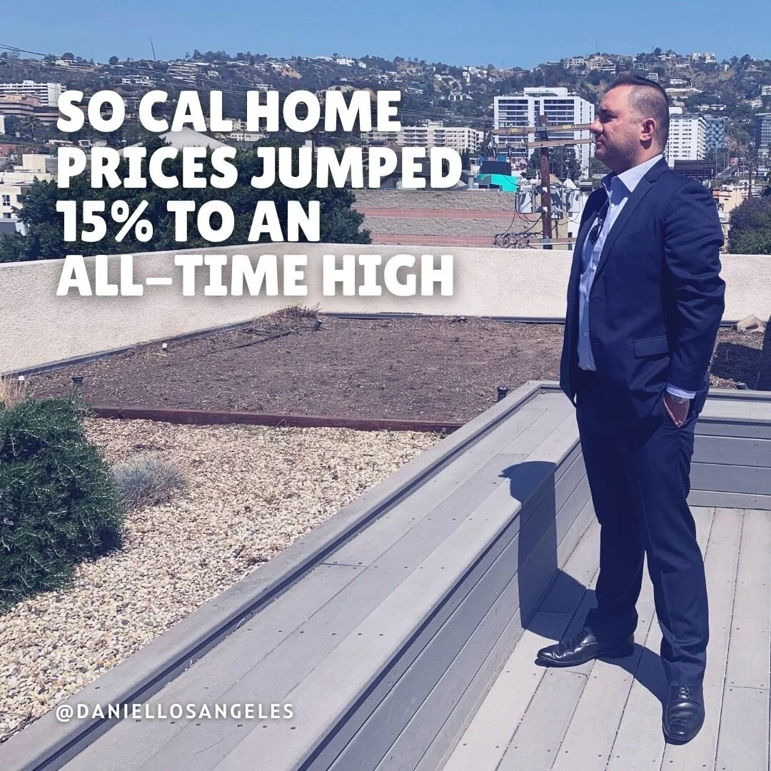 So Cal home prices jumped 15% to an all-time high