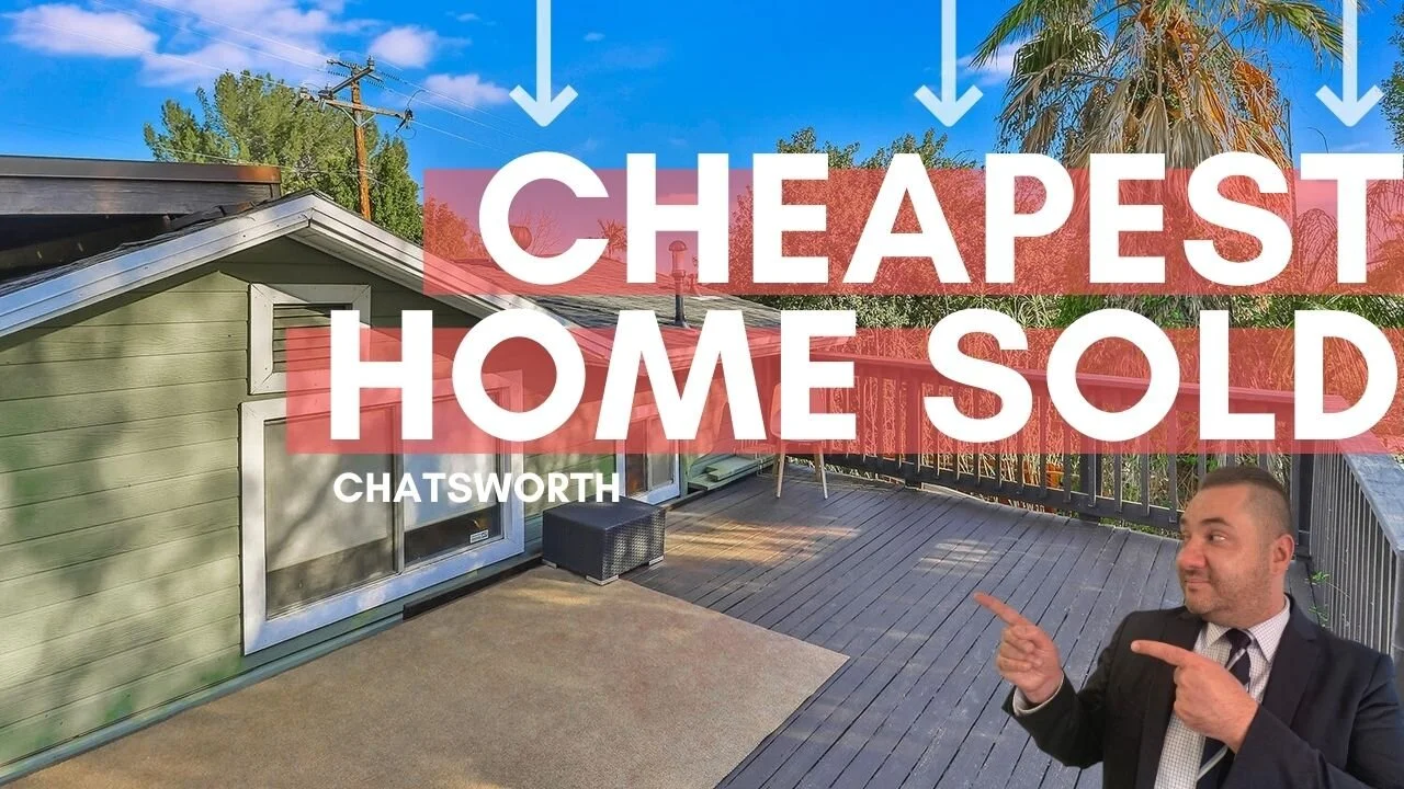 Look at the cheapest home sold this week in Chatsworth - two homes for the price of one!