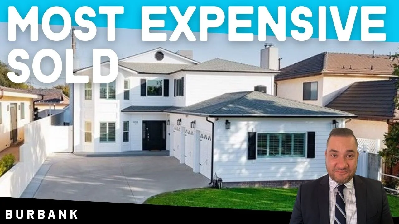 Here is the most EXPENSIVE home sold in Burbank this week who do you