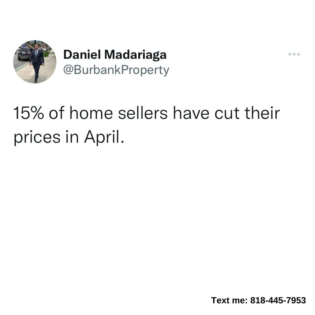 15% of home sellers have cut their prices in April