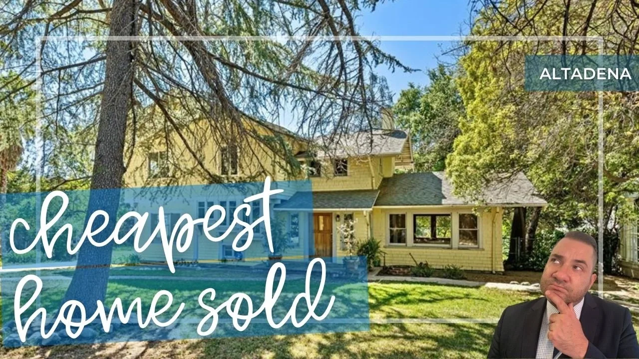 Look at this Altadena home. It sold for the asking price! No more... no less.