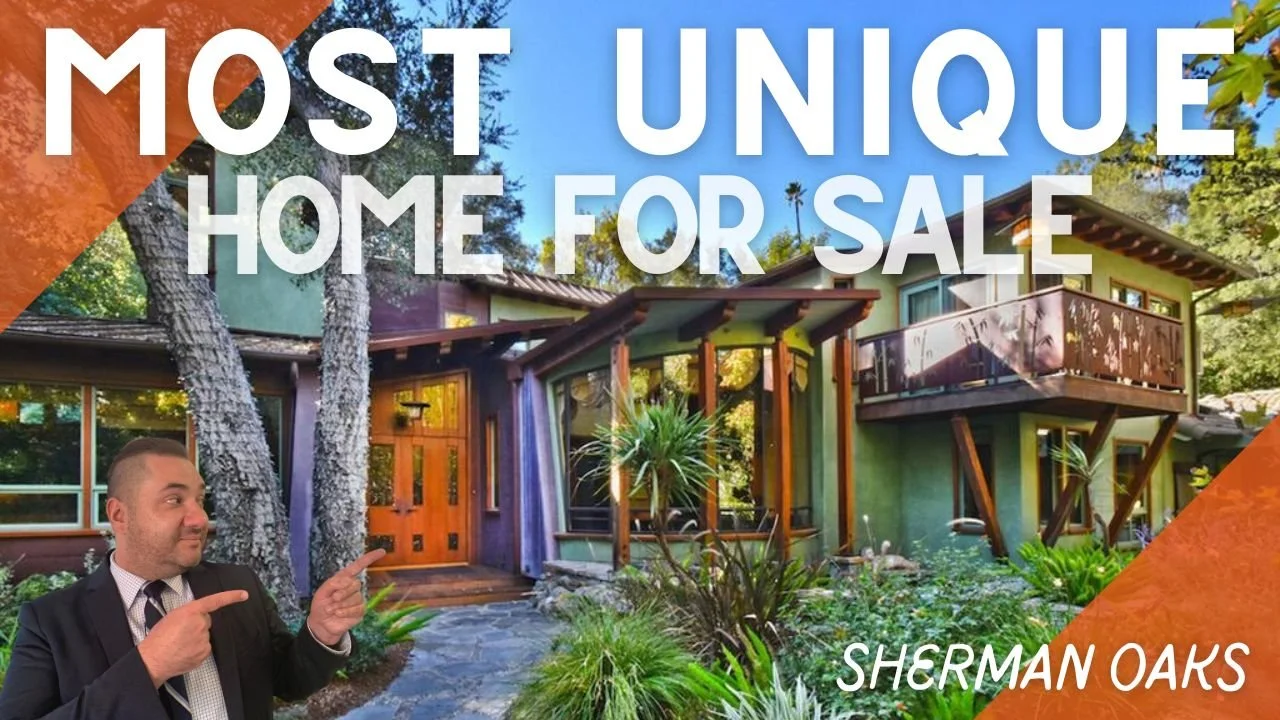 This unique, hillside home in Sherman Oaks is perfect for nature lovers!