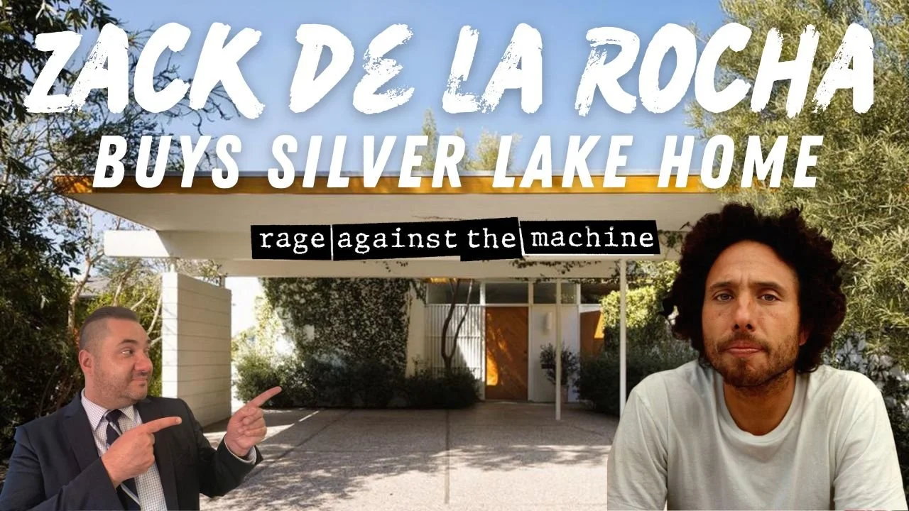 Cast your eyes on Rage Against the Machine's Zach De La Rocha's new Mid-Century home in Silver Lake!