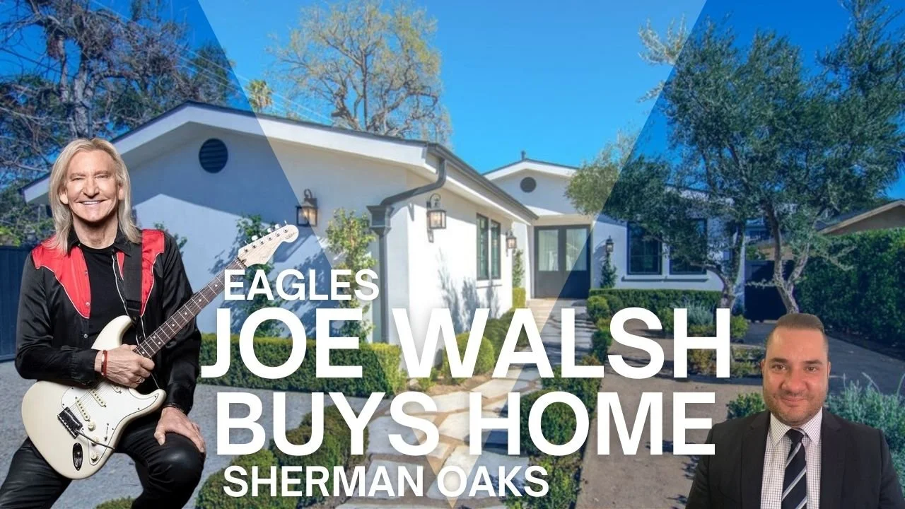 Rock legend Joe Walsh of The Eagles buys Sherman Oaks Bungalow!